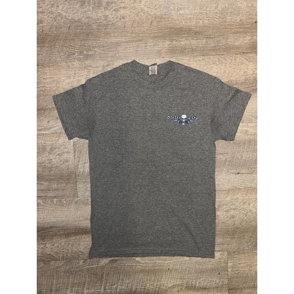 Diesel Life Shirt Mens Small Gray Hammer Down Inn Homebound Semi Truck Graphic T